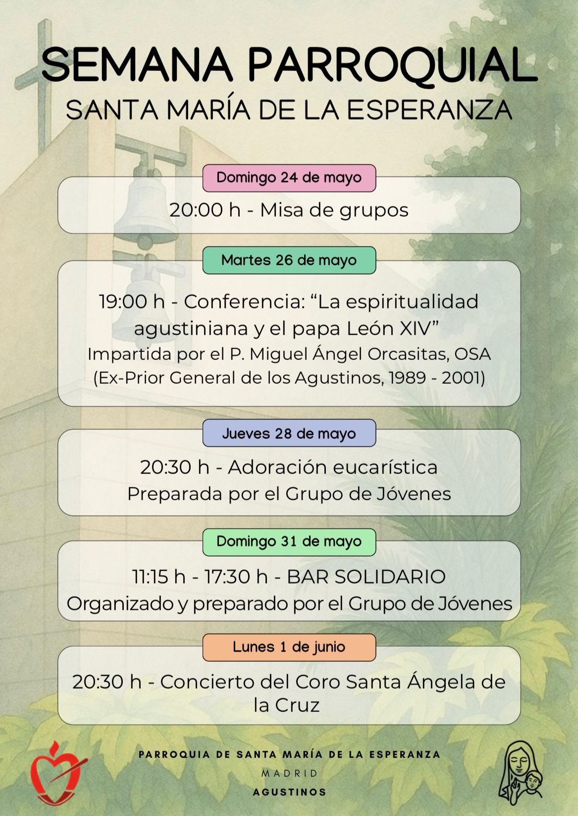 Cartel semana parroquial